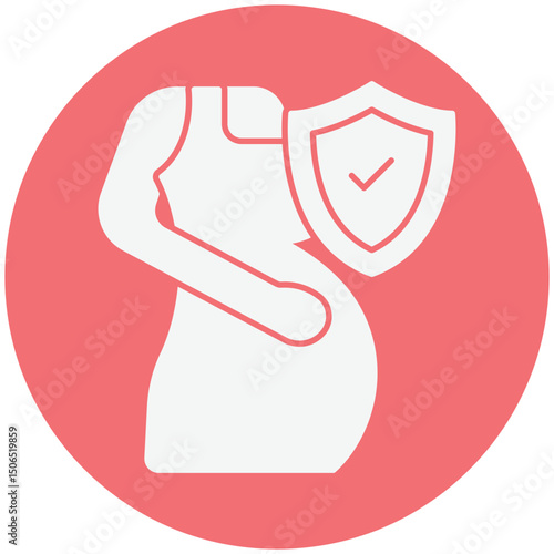 Pregnancy coverage :Vector Icon which can easily modify or edit