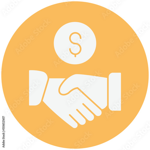 Agreement :Vector Icon which can easily modify or edit