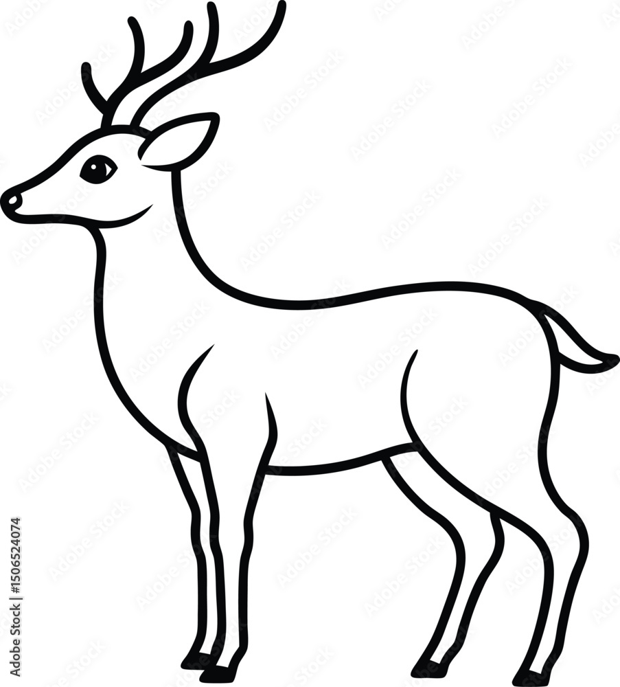 Fototapeta premium reindeer (3).eps