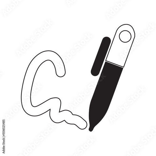 paper clip art icon