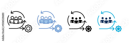 Synergy Icon Set Multiple Style Collection