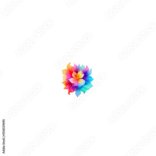 abstract colorful background with circles