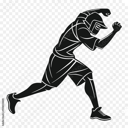 dimeback blitzing black silhouette vector trans