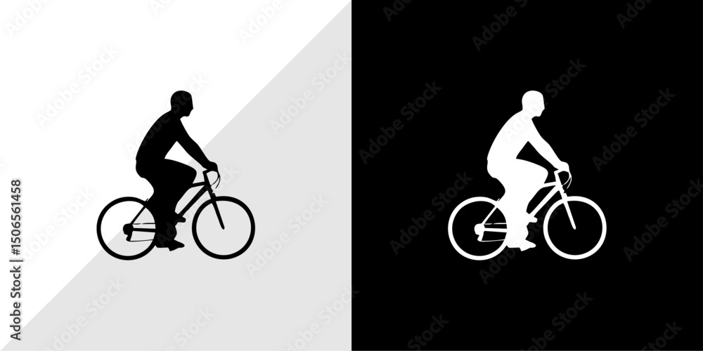 Obraz premium silhouette of people with their daily activities