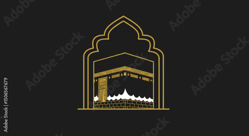 The Kaaba in Mecca: A Blend of Minimalism and Intricate Design