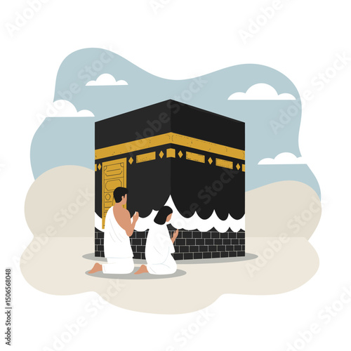 The Kaaba in Mecca: A Blend of Minimalism and Intricate Design