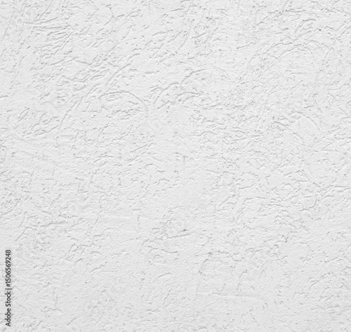 White Wall Decorative Plaster Closeup Rough Texture Bark Style Vertical Monochrome Photography