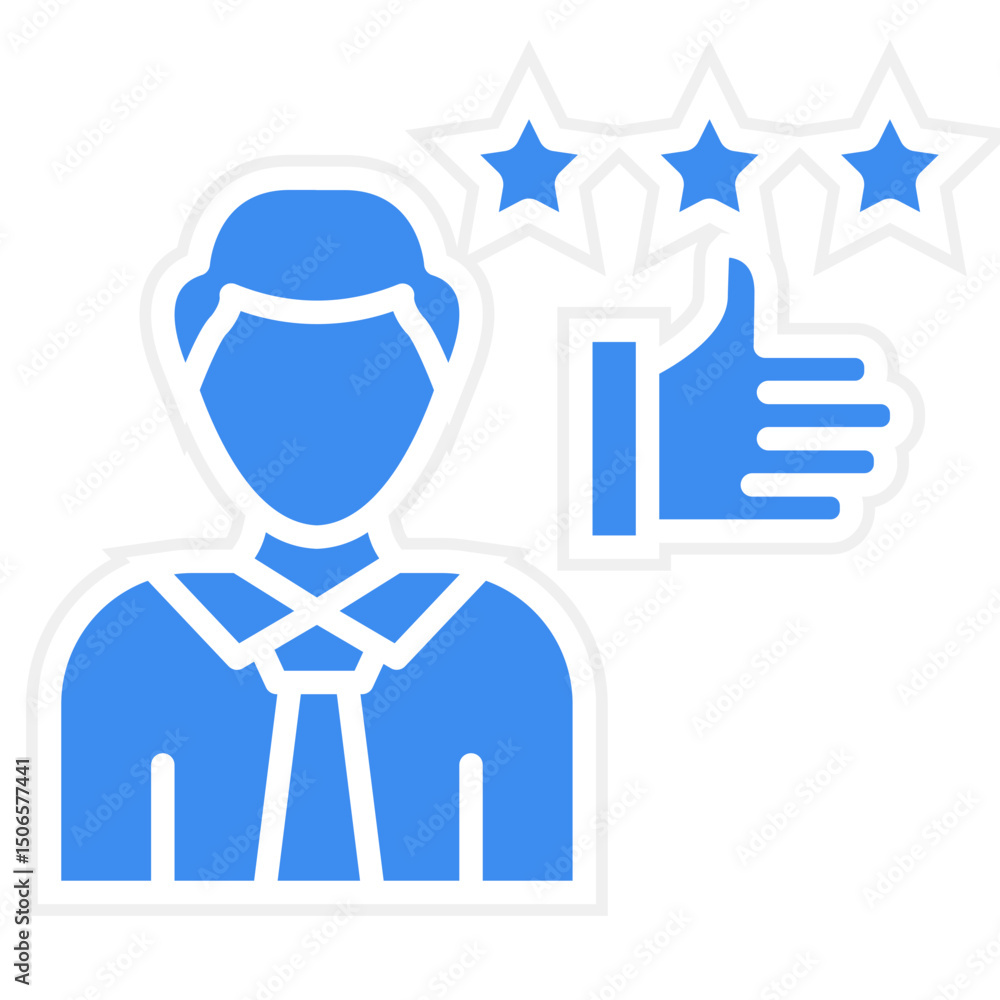 Obraz premium Satisfaction Icon Style