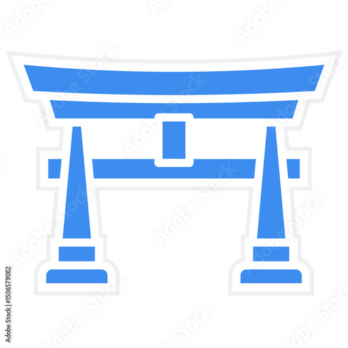 Torii Gate Icon Style