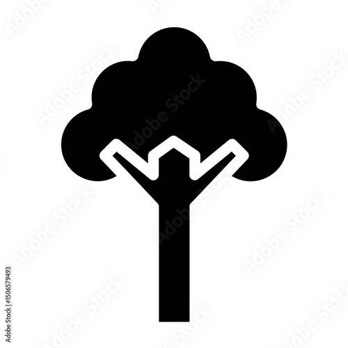 Tree Line Icon Style