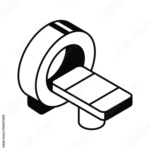 Check out this isometric icon for mri scan