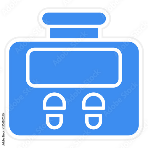 Pedometer Icon Style