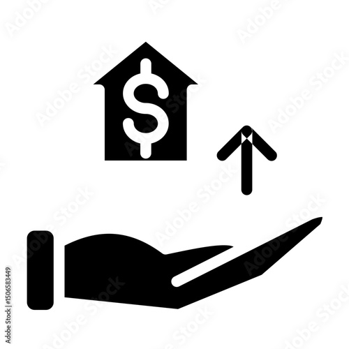 Refinance Line Icon Style