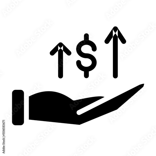 Profits Line Icon Style