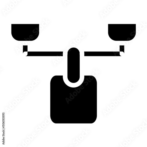 Balance Line Icon Style