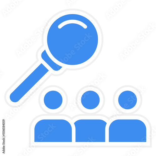 Hiring Staff Icon Style
