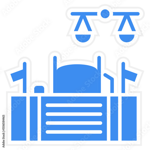 Courtroom Icon Style