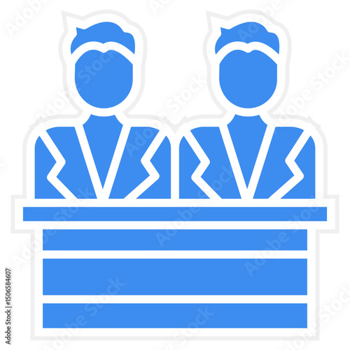 Juror Male Icon Style