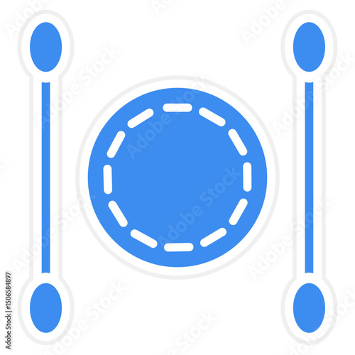 Cotton Pads Icon Style