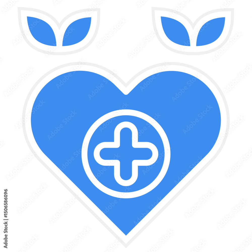 Fototapeta premium Health Kick Icon Style