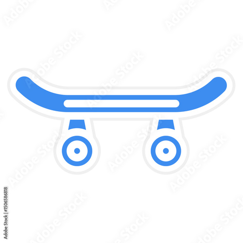 Skateboard Icon Style