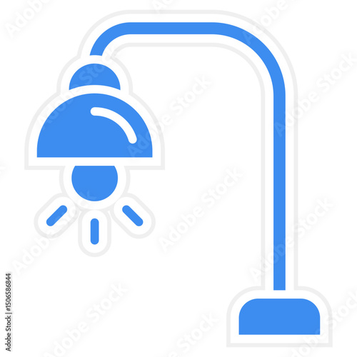 Book Lamp Icon Style