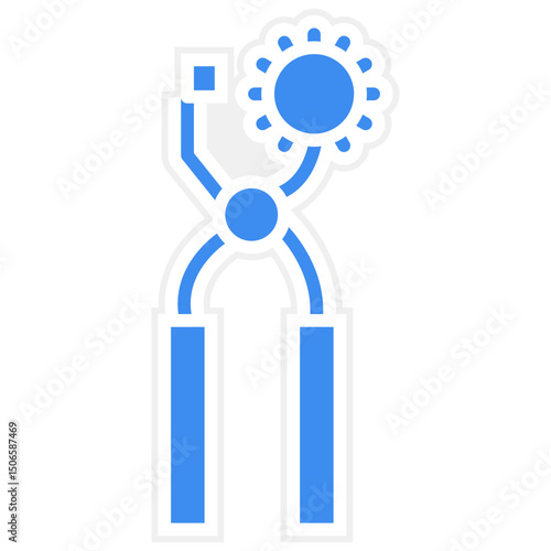 Leather Punch Icon Style