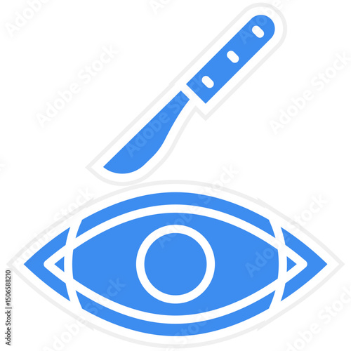 Eye Surgery Icon Style