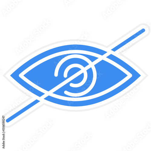 Legal Blindness Icon Style