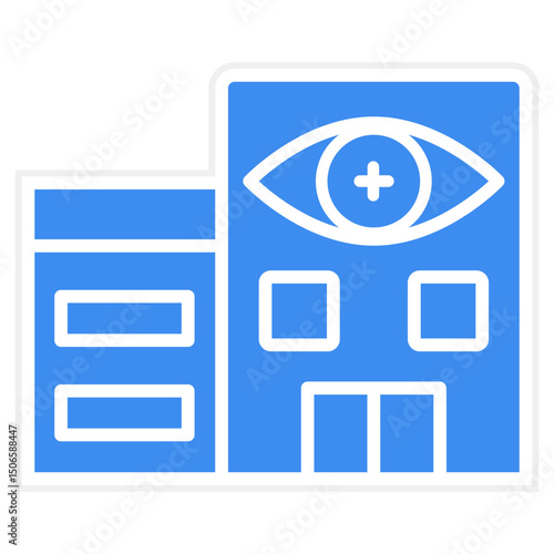 Optometry Clinic Icon Style