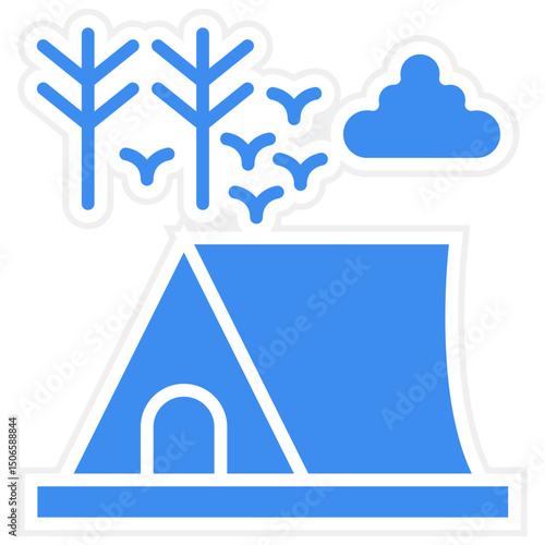 Camping Icon Style