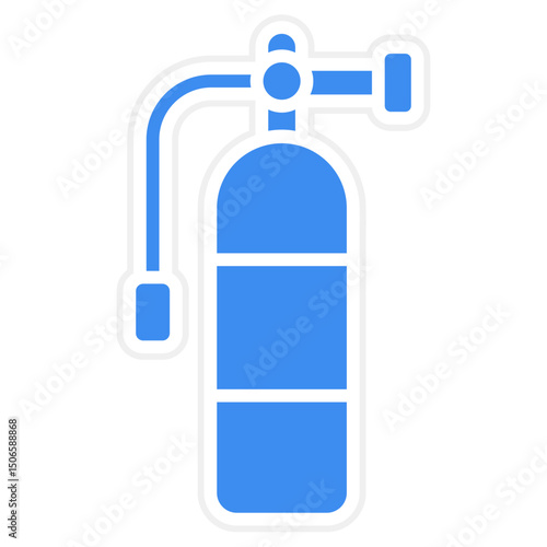 Diving Tank Icon Style