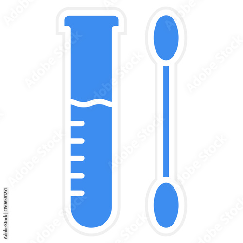 Swab Test Icon Style