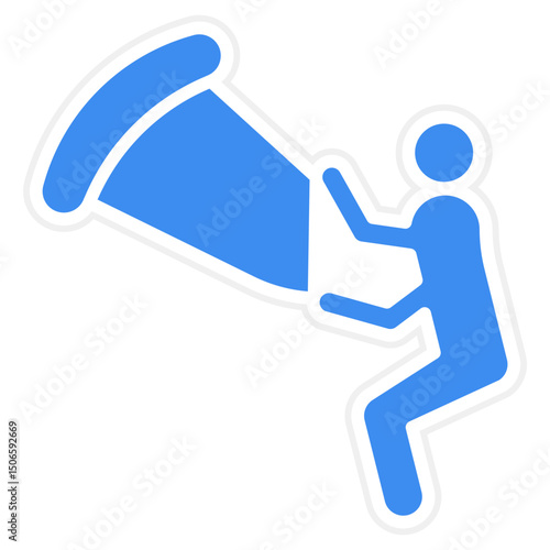 Kitesurfing Icon Style
