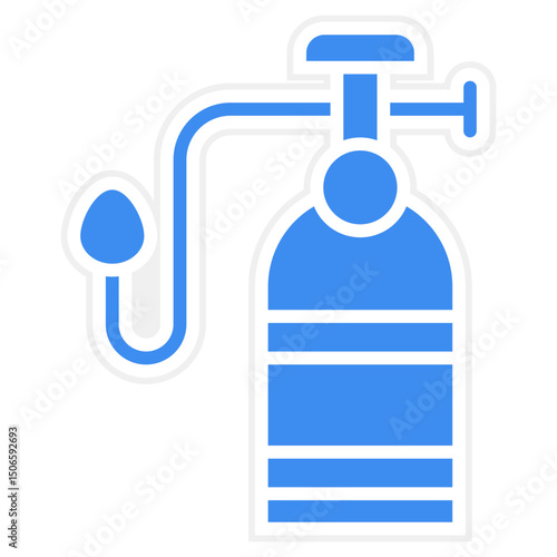 Oxygen Tank Icon Style