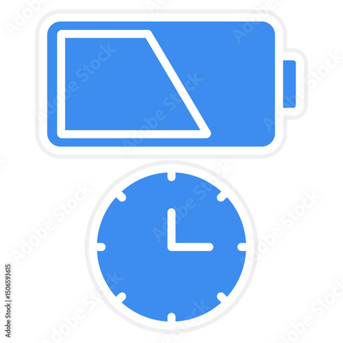 Battery Duration Icon Style