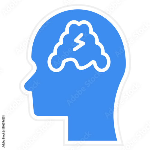 Schizophrenia Icon Style