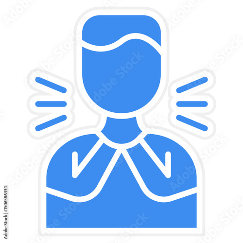 Choking Feeling Icon Style