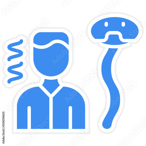 Fear Of Snakes Icon Style