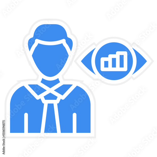 Business Vision Icon Style