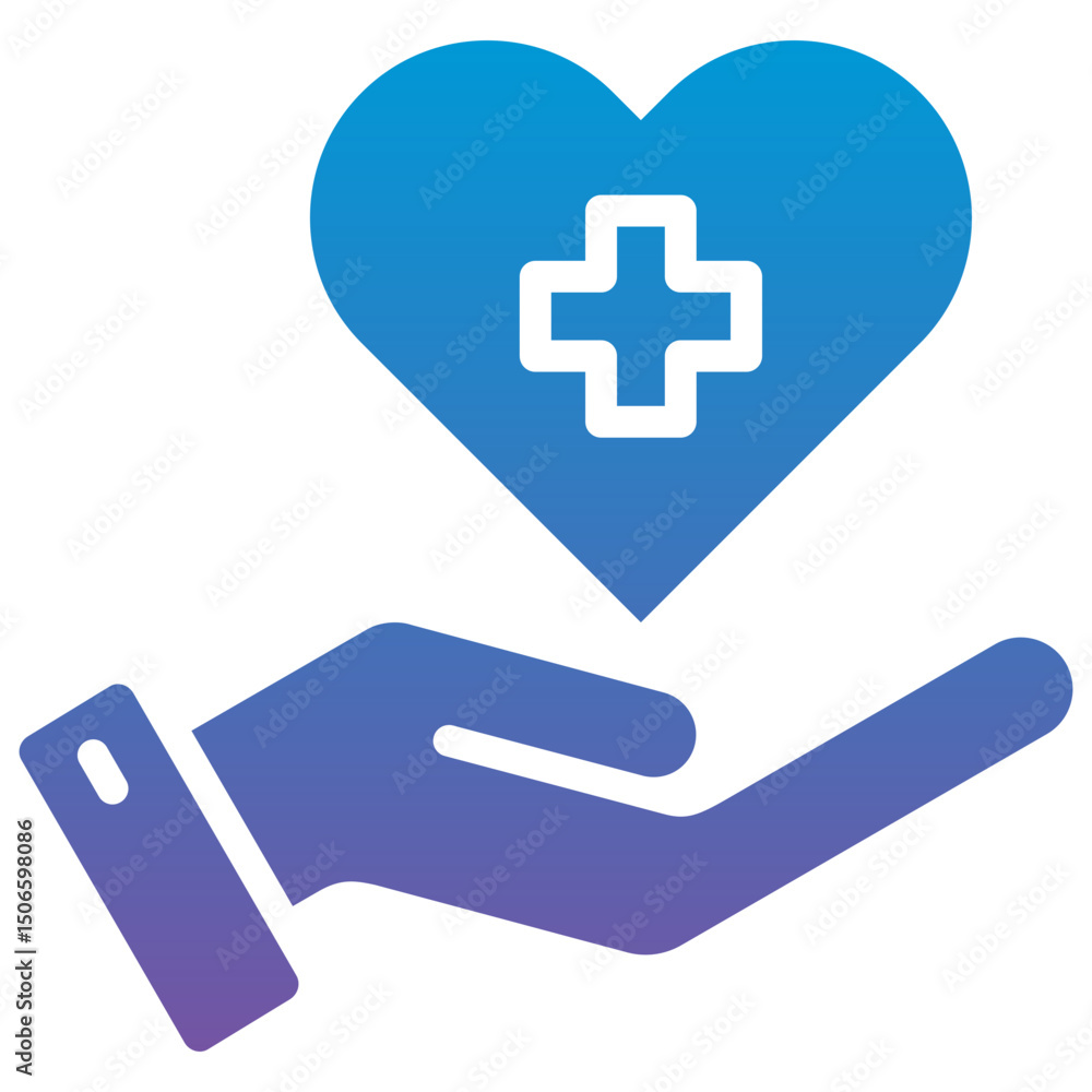 Obraz premium Health Support Icon