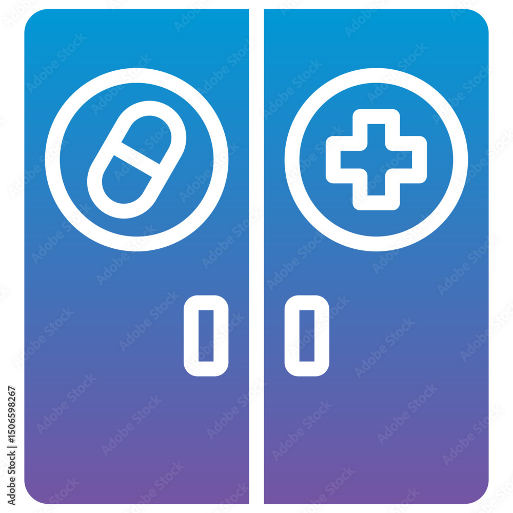 Obraz premium Lab Microscope Icon