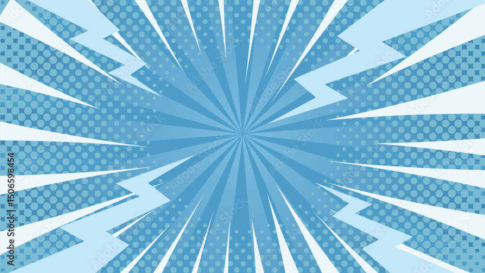 Obraz premium Flat comic style background Design