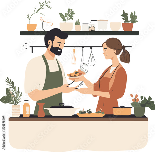 people in restaurant