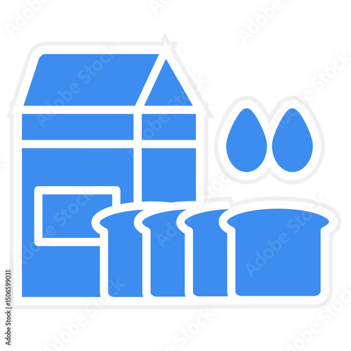 Dairy Products Icon Style