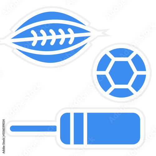 Sport Items Icon Style