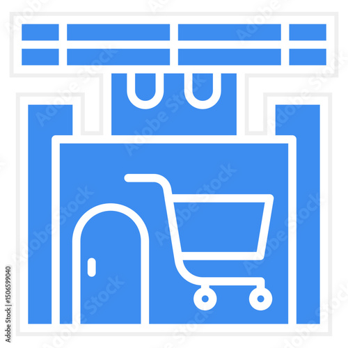 Supermarket Icon Style
