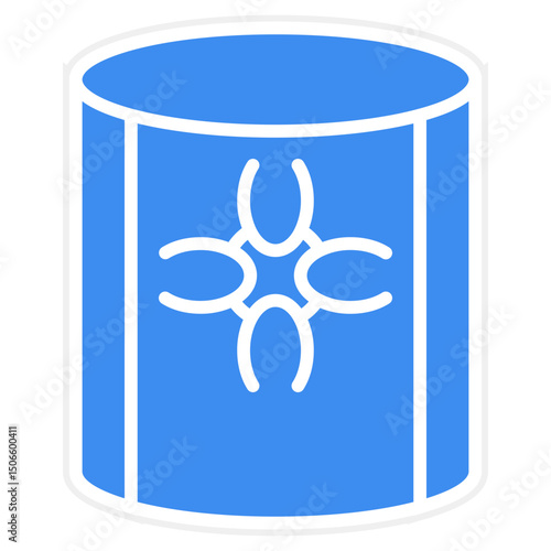 Toxic Waste Icon Style