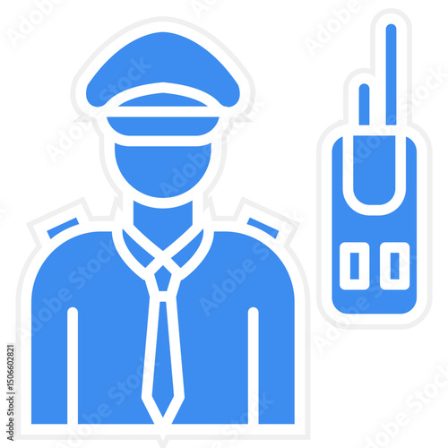 Security Guard Icon Style