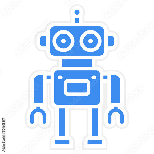 Robot Icon Style